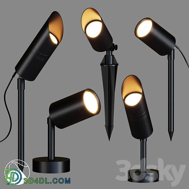 LampsShop.com UL7031 UL7036a Street Light 3D Models