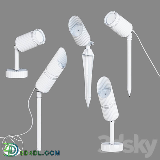 LampsShop.com UL7031 UL7036a Street Light 3D Models