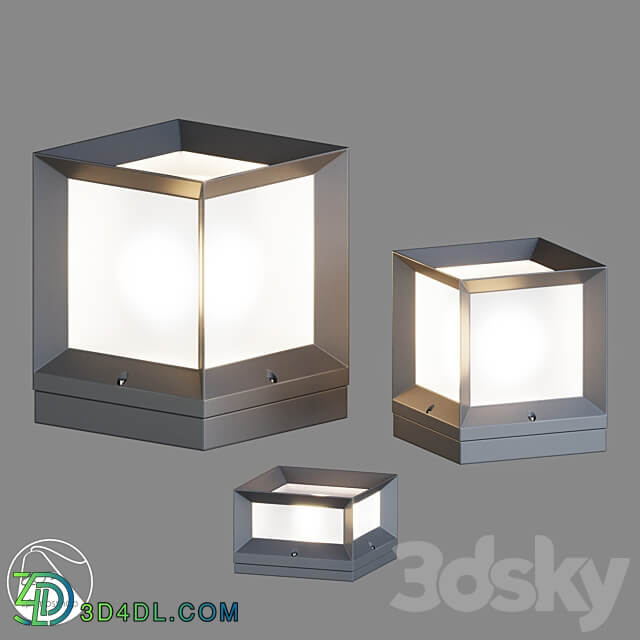 LampsShop.com UL7037 UL7042 Street Light 3D Models