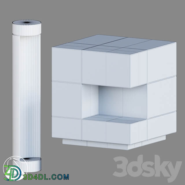 LampsShop.com UL7008 UL7046 Street Light 3D Models