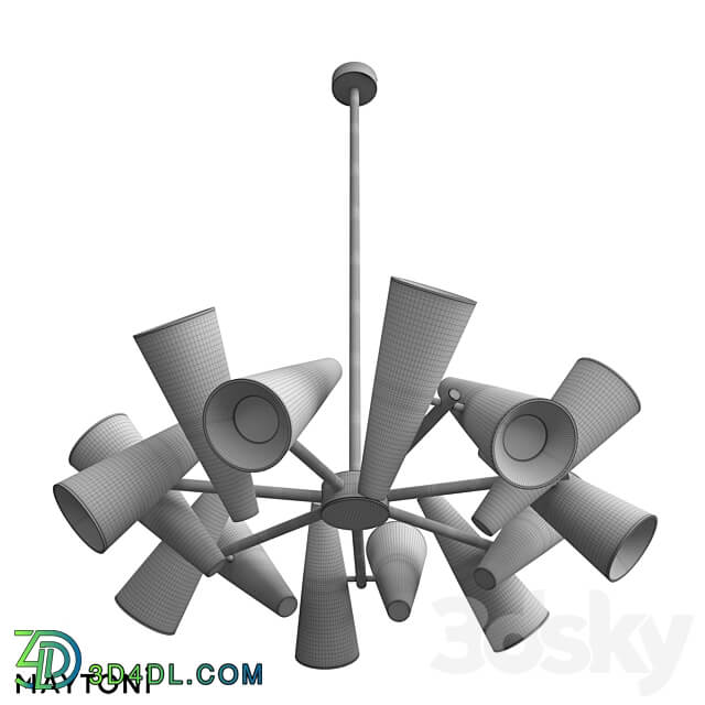 Pendant lamp MOD095PL 14BS MOD095PL 14W Pendant light 3D Models