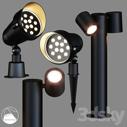 LampsShop.com UL7032 UL7033 Street Light 3D Models 