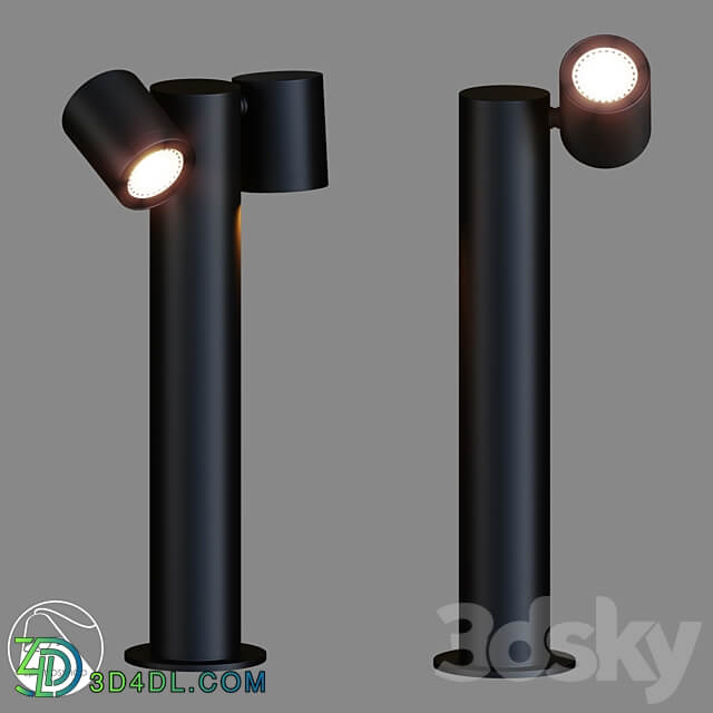 LampsShop.com UL7032 UL7033 Street Light 3D Models