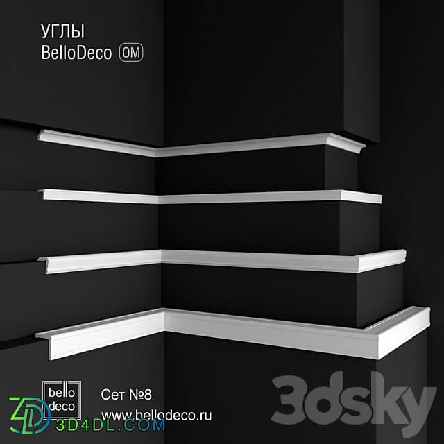 Corners Bello Deco U1 U4 3D Models