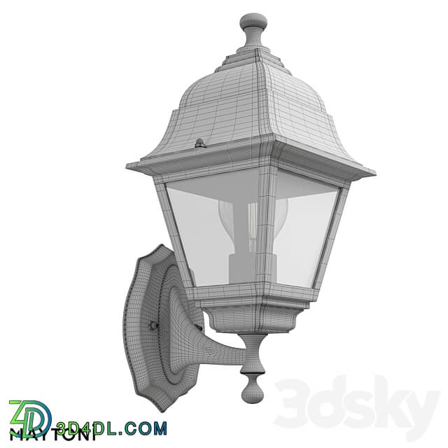 Wall street lamp sconce O004WL 01B 3D Models