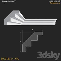 Cornice KG 140ET from RosLepnina 3D Models 