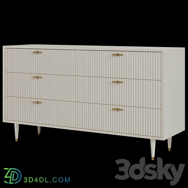 OM Chest of drawers LINA 6 drawers JOMEHOME Sideboard Chest of drawer 3D Models