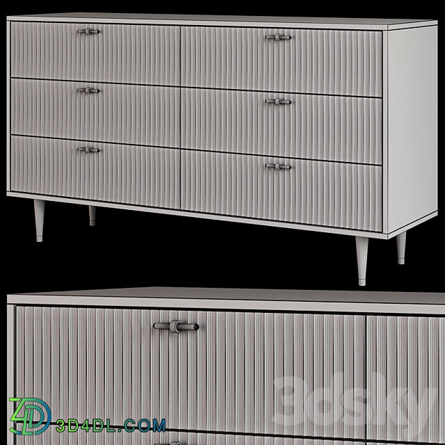 OM Chest of drawers LINA 6 drawers JOMEHOME Sideboard Chest of drawer 3D Models