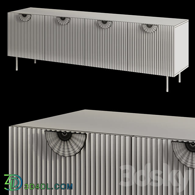 OM Cabinet RADIA JOMEHOME Sideboard Chest of drawer 3D Models