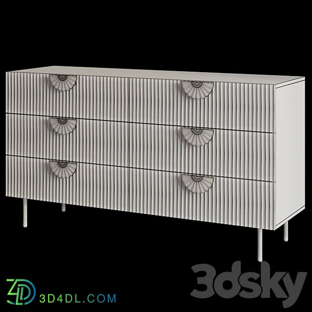 OM Chest of drawers RADIA 6 drawers JOMEHOME Sideboard Chest of drawer 3D Models