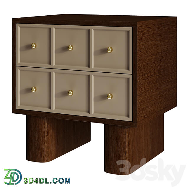 OM Bedside cabinet GERALD 2 drawers JOMEHOME Sideboard Chest of drawer 3D Models