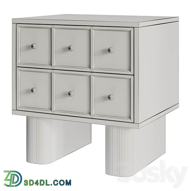 OM Bedside cabinet GERALD 2 drawers JOMEHOME Sideboard Chest of drawer 3D Models