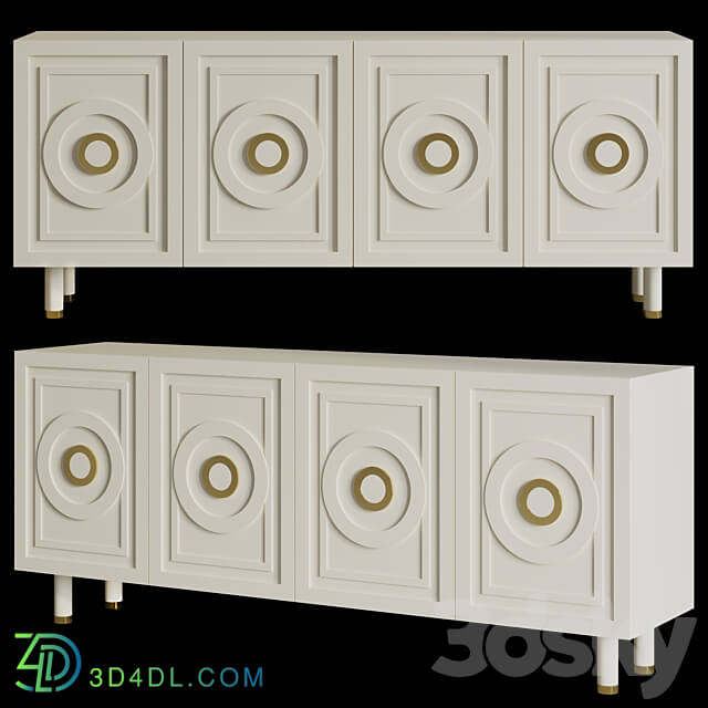 OM Bedside table BRISTOL JOMEHOME Sideboard Chest of drawer 3D Models