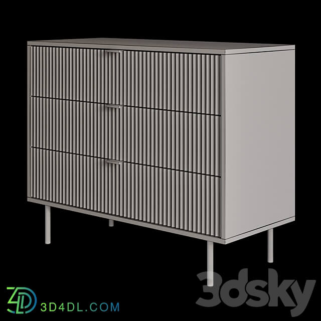 OM Chest of drawers CASCADE 3 drawers JOMEHOME Sideboard Chest of drawer 3D Models