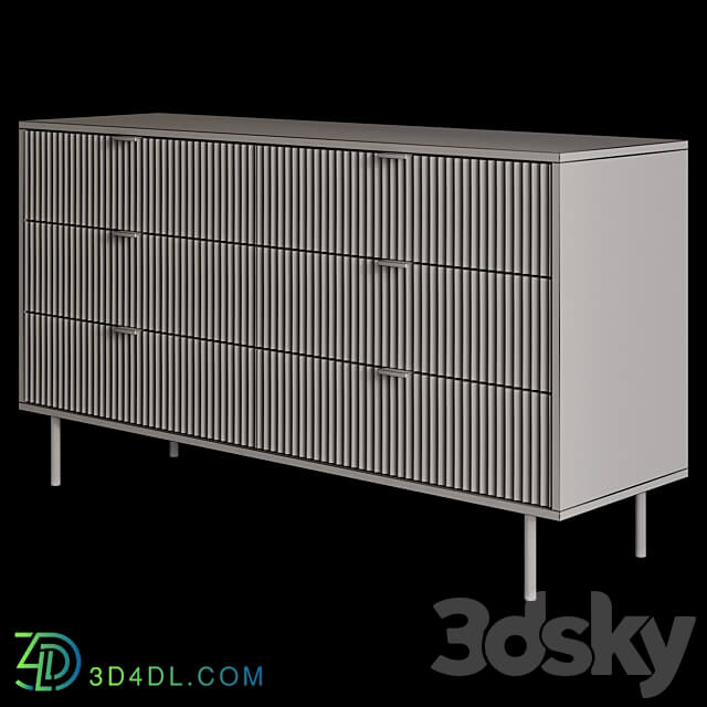 OM Chest of drawers CASCADE 6 drawers JOMEHOME Sideboard Chest of drawer 3D Models