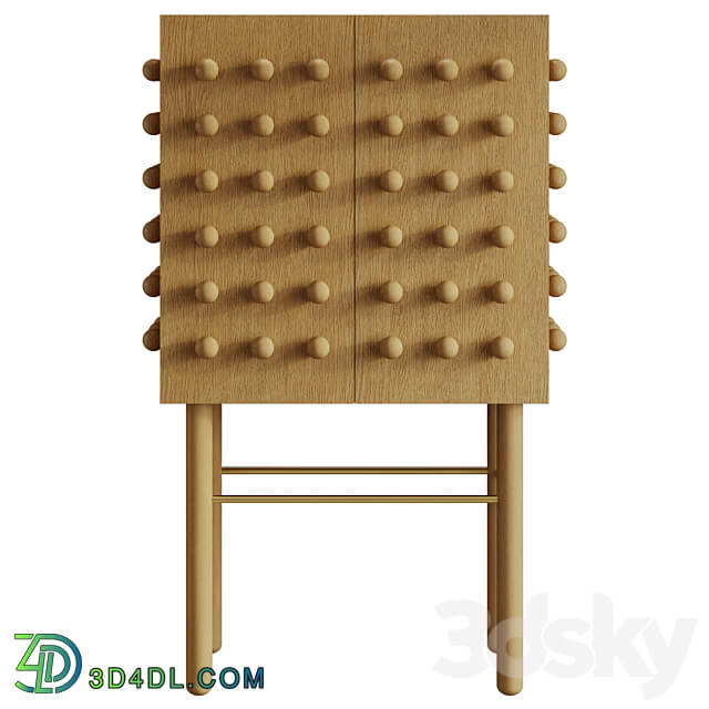 OM Bedside table RICHARD wood JOMEHOME Sideboard Chest of drawer 3D Models