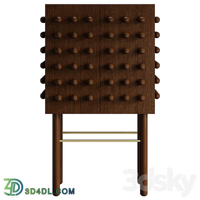 OM Bedside table RICHARD wood JOMEHOME Sideboard Chest of drawer 3D Models