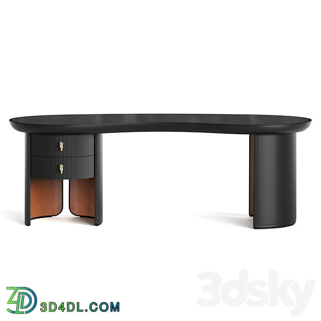 STORE 54 Desk Petal 2 variations 3D Models