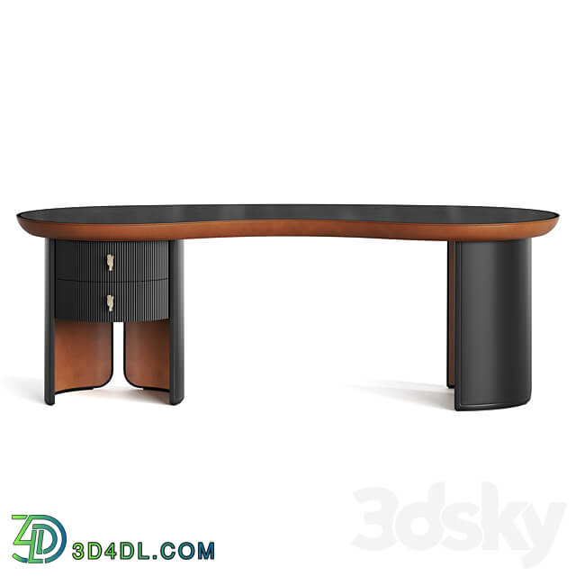 STORE 54 Desk Petal 2 variations 3D Models