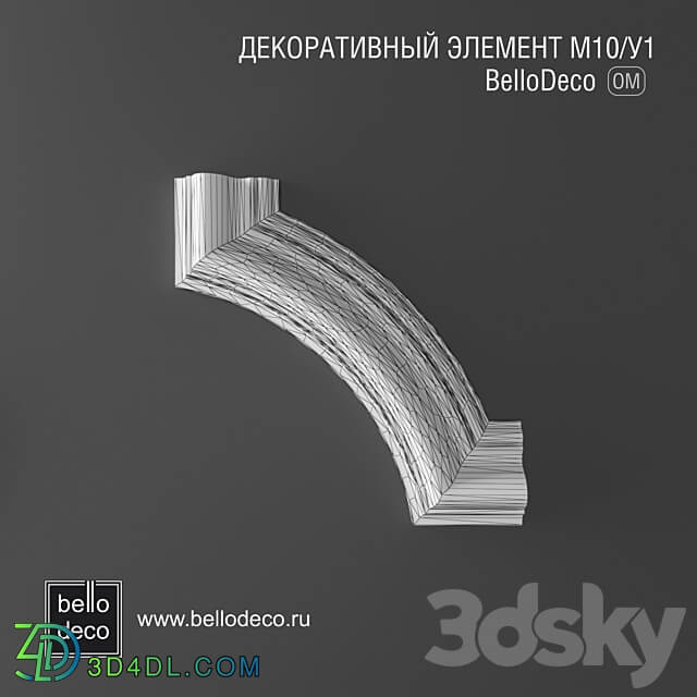 Decorative element М10 У1 3D Models
