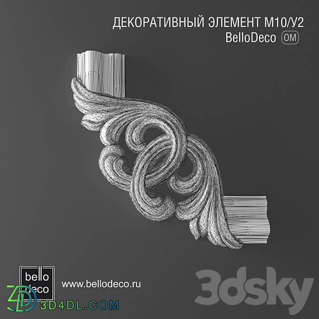 Decorative element М10 У2 3D Models