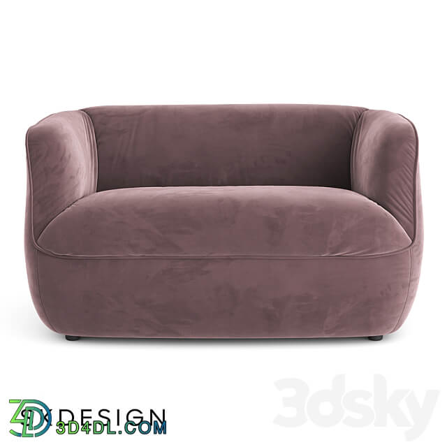 Sofa Spin 130cm 3D Models