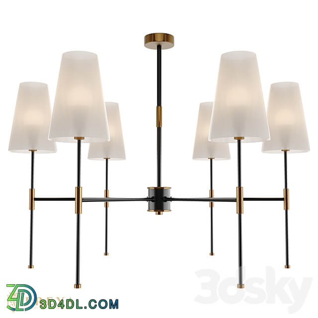 Chandelier FR5196PL 06BBS Pendant light 3D Models