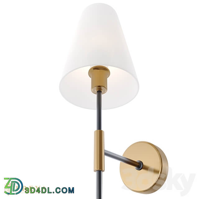 Wall lamp sconce FR5196WL 01BBS 3D Models