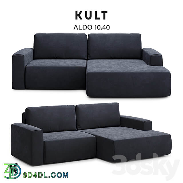 OM KULT HOME corner sofa ALDO 10.40 3D Models