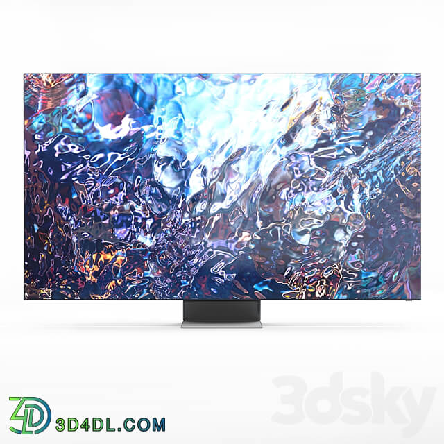 Samsung Neo QLED 8K Smart TV 2021 3D Models