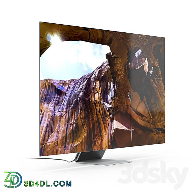Samsung Neo QLED 8K Smart TV 2021 3D Models