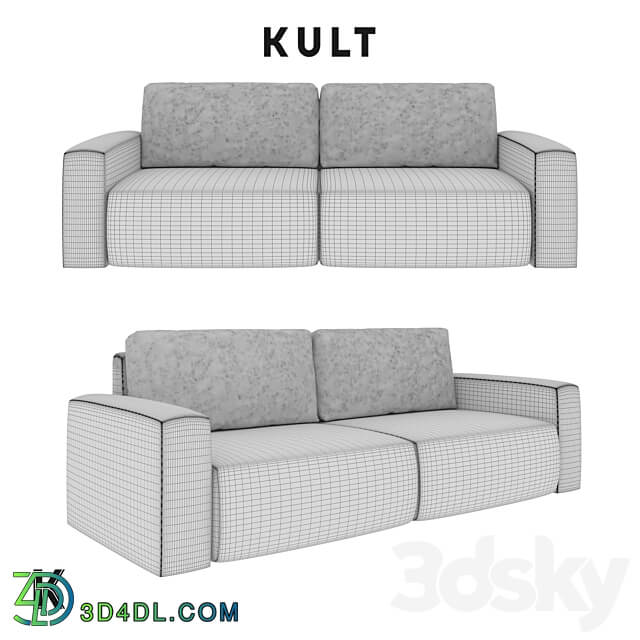 OM KULT HOME sofa ALDO 10.00 3D Models