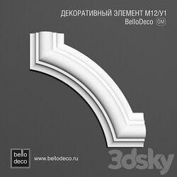 Decorative element M12 U1 3D Models 
