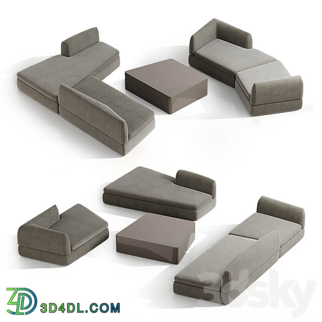 PUZZLE sofa bino home 3D Models