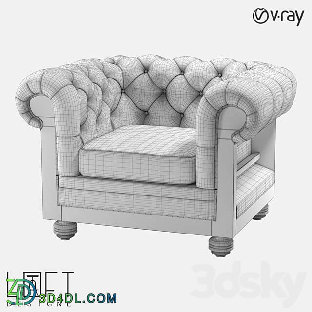 Armchair LoftDesigne 32511 model 3D Models