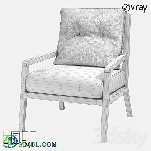 Armchair LoftDesigne 32513 model 3D Models