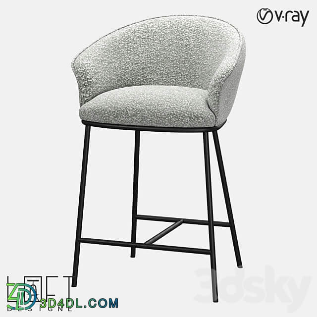 Bar stool LoftDesigne 37111 model 3D Models