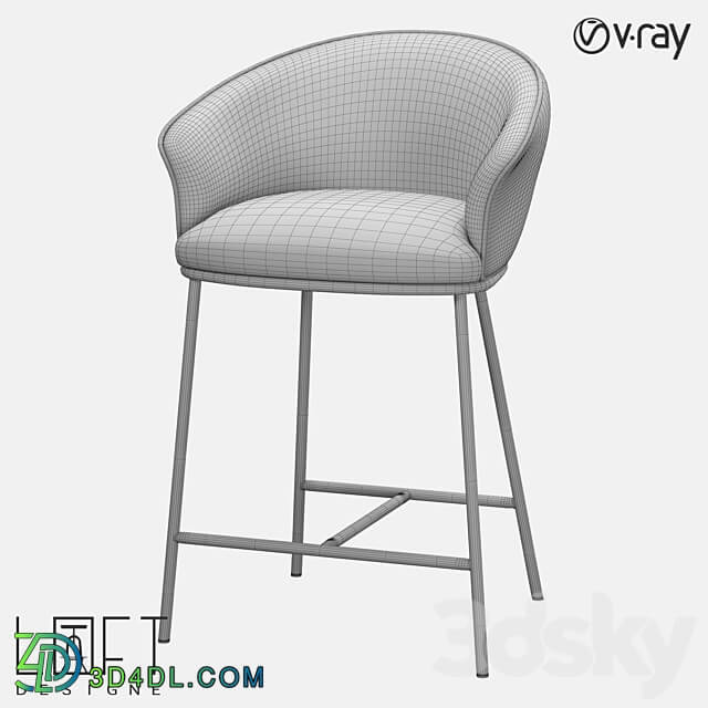 Bar stool LoftDesigne 37111 model 3D Models