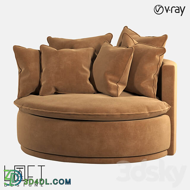 Armchair LoftDesigne 37952 model 3D Models