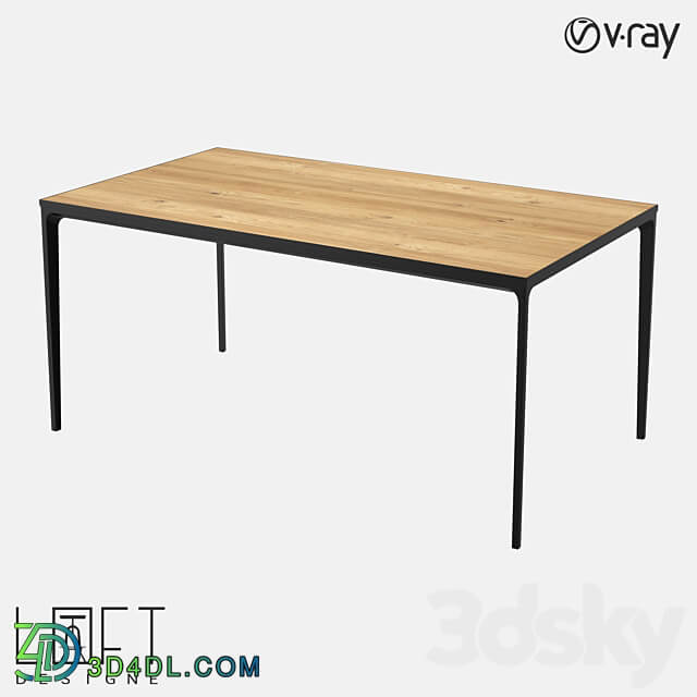 Dining table LoftDesigne 6256 model 3D Models