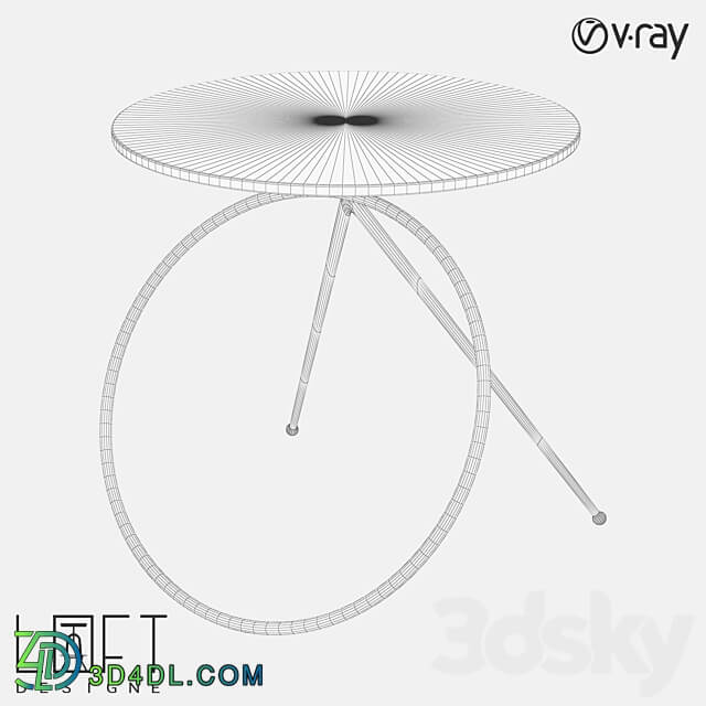 Coffee table LoftDesigne 6695 model 3D Models