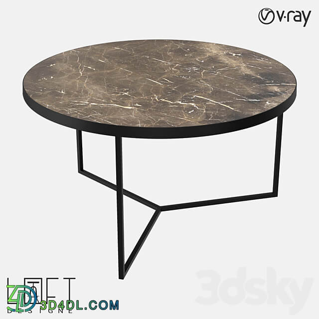 Coffee table LoftDesigne 6696 model 3D Models