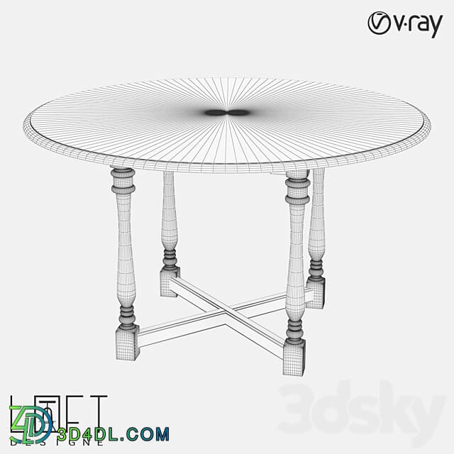 Table LoftDesigne 60968 model 3D Models