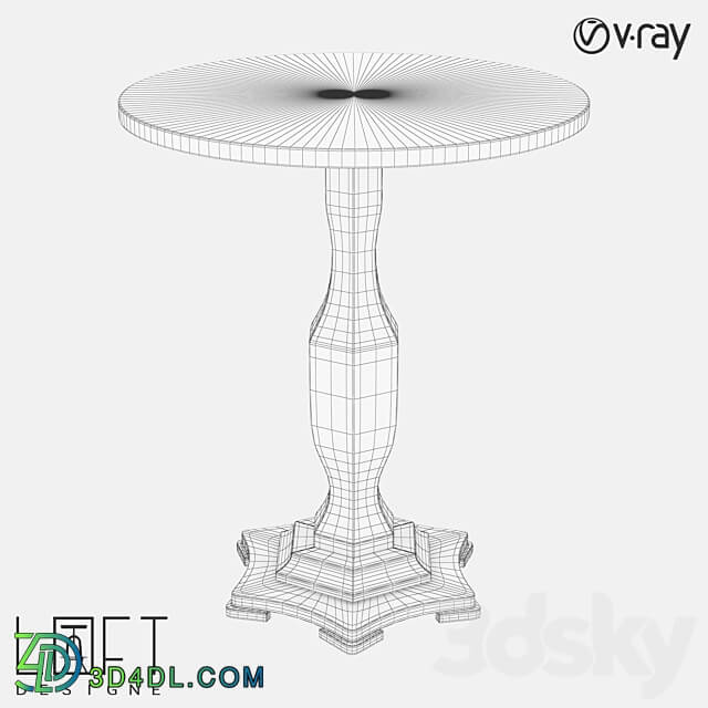 Table LoftDesigne 60970 model 3D Models