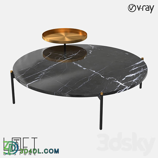 Coffee table LoftDesigne 70022 model 3D Models