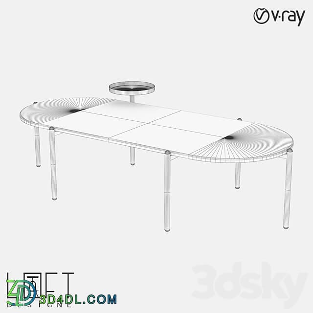 Coffee table LoftDesigne 70023 model 3D Models