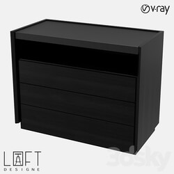 Chest of drawers LoftDesigne 81402 model Sideboard Chest of drawer 3D Models 