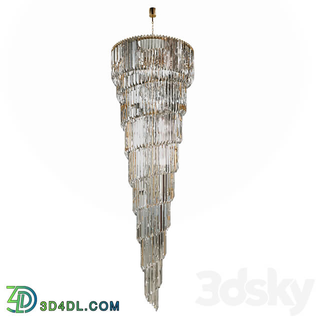 Hanging chandelier Patrizia Volpato Cristalli 5025 95 Pendant light 3D Models