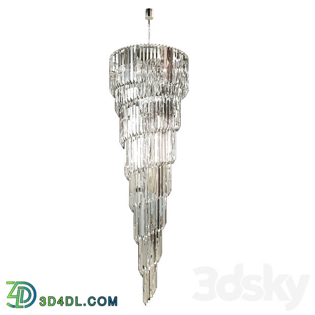 Hanging chandelier Patrizia Volpato Cristalli 5025 80 Pendant light 3D Models