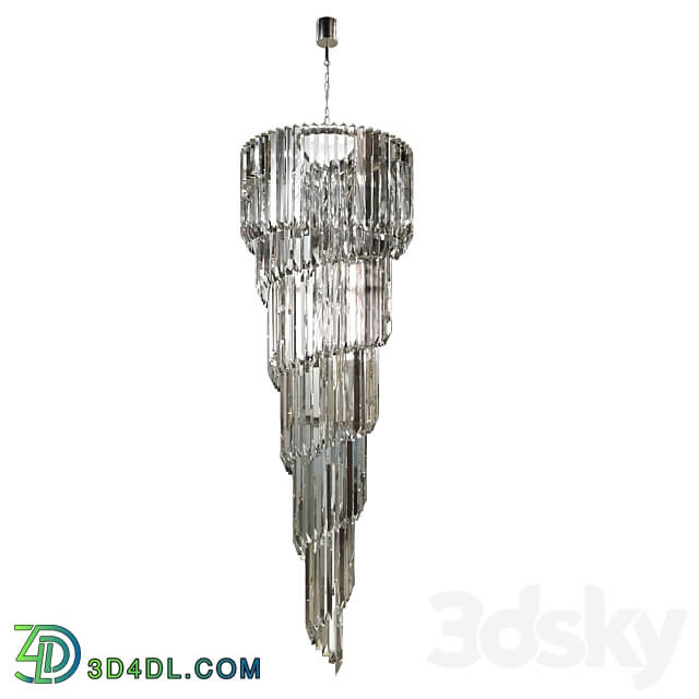 Hanging chandelier Patrizia Volpato Cristalli 5025 65. Pendant light 3D Models